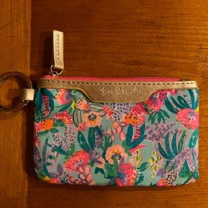 Lilly Pulitzer Key Chain Wallet & License Holder